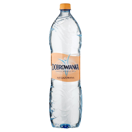 woda mineralna  DOBROWIANKA 1,5l Naturalna woda mineralna niegazowana
